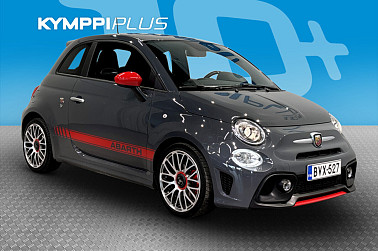 FIAT-ABARTH 500 T.BZ. 595 ** Racing Red Pack / Urban Pack / Navi / Apple CarPlay / Android Auto ** - Abarth 595 1.4 T-Jet – kompakti raketti, joka yhdistää sporttisen ulkonäön, turbovoiman ja ajamisen puhtaan ilon. Tämä pikkupeto ei jää huomaamatta!