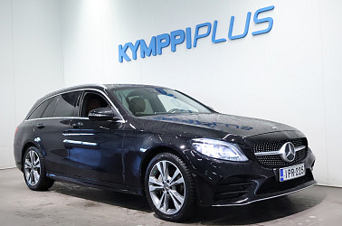 Mercedes-Benz C 200 4MATIC T A Business AMG ** Suomiauto / Adapt. vakkari / Lämpöpaketti / Multibeam-LED ** - Miksi maksaa dieselistä veroa ja kallista hintaa kun bensiinistä saa saman nautinnon edullisemmin!