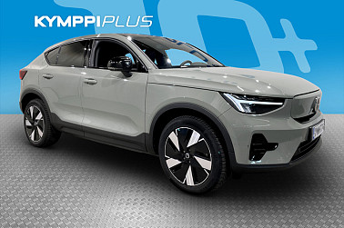 Volvo C40 Recharge Single Plus Extended Range** Ratinlämmitin / Lämpöpumppu / Kamera / Adapt.vak - Pitkällä rangella ja vähän ajettu sähkö Volvo!