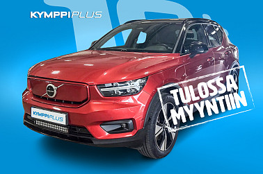 Volvo XC40 Recharge Twin Pro aut ** Urheiluistuimet / Panorama / Lämpöpumppu / 360 Kamera / ACC / LED / Keyless ** - Tehokas ja nelivetoinen sähkö-Volvo huippuvarusteilla ja jopa 438 km toimintamatkalla.