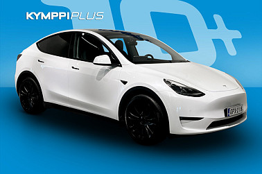 Tesla Model Y Long Range ** Tehdastakuu / AMD Ryzen / Matrix-Led / Vetokoukku ** - Tehdastakuun alainen Tesla nelivedolla, pitkällä kantamalla ja vetokoukulla - Mitä muuta tarvitset?
