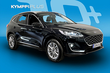 Ford Kuga 2,5 Ladattava hybridi (PHEV) 225hv CVT FWD Vignale 5-ovinen ** Matrix-Led / Hud / Keyless / Vetokoukku ** - Yksiomisteinen Suomiauto merkkiliikkeen huoltohistorialla ja kattavalla Vignale-varustelulla.