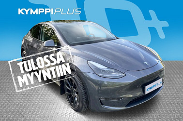 Tesla Model Y Long Range ** Vetokoukku / Lämpöpumppu / Matrix-Led / ACC / Lasikatto ** - Hieno väri / Kahdet renkaat / Yhdet vanteet / Premium audio **