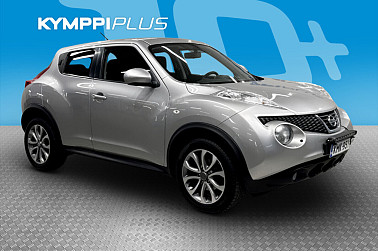 Nissan Juke 1,6L Acenta 2WD CVT Sport Pack Connect * Vakionopeudensäädin / Navi / Kamera * - RAHOITUSKORKO tähän autoon vain 3,49% - Seuraava katsastus 22.3.2027 / Kahdet hyvät renkaat aluvanteilla