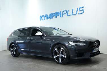 Volvo V90 T8 AWD R-Design aut **Acc, 360°kamera, Adapt.Led, Navi, Hud, Koukku** - Volvo V90 T8 AWD R-Design – Tehokas plug-in hybridi, huippuvarusteet ja neliveto. Tyylikäs, turvallinen ja valmis ajoon.