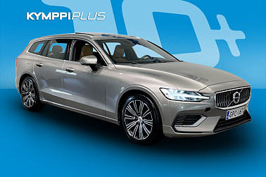 Volvo V60 T8 AWD Inscription aut. ** Navigointi / 360 kamera / Nahat / Keyless / VOC / Lasikatto / Webasto ** - Huippuvarusteilla oleva Plug-In volvo odottaa uutta käskijää!