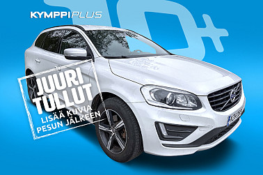 Volvo XC60 D4 Business Classic R-Design aut ** Suomiauto / Navi / Koukku / Webasto ** - R-Design-varusteltu huippuauto – tyyliä, turvaa ja mukavuutta! Täyden kympin varusteilla.