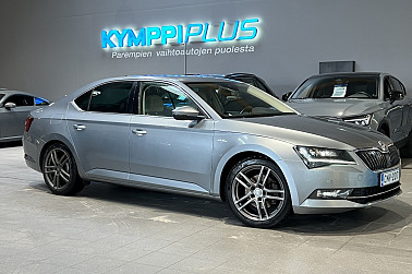 Skoda Superb 2,0 TDI 190 4x4 L&K DSG Autom. **Webasto / Adapt.vakionopeudensäädin / Xenon** - Nahkaverhoilu / Sähkösäätöiset etuistuimet / KESSY