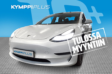 Tesla Model 3 Long-Range Dual Motor AWD ** Lasikatto / ACC / Navi / Kamerat ** - Sähkösäätöiset istuimet / BT-Audio