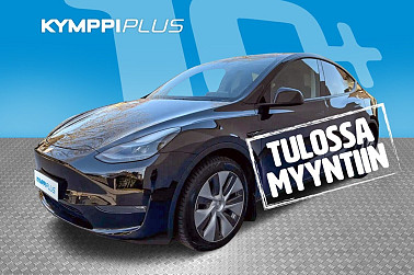 Tesla Model Y Long Range ** Vetokoukku / ACC Boost / Lämpöpumppu / Lasikatto ** - Pitkä tehdastakuu / Matrix-LED / Vähän ajettu / Nahkasisusta