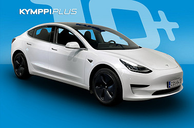 Tesla Model 3 Standard RWD Plus ** Pienillä kilometreillä edullinen Tesla suoraan ensimmäiseltä omistajalta ** - Laadukkaat varusteet: nahkasisustus, adaptiivinen vakkari, lasikatto ja älykkäät avustimet!