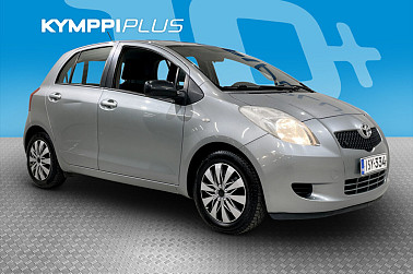 Toyota Yaris 1,3 VVT-i 5ov ** Ilmastointi / Vetokoukku / Lohkolämmitin / Kytkin vaihdettu ** - Kompakti, mukava ja arkeen täydellisesti sopiva Yaris – kaikki tarvittava, ei mitään turhaa.