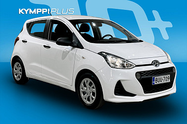 Hyundai i10 1,0 Classic ** Ratinlämmitin / Ilmastointi / Suomi-auto / Kahdet renkaat ** - Lämmitettävä nahkaratti ja nastarenkaat – mukavuutta joka säällä!