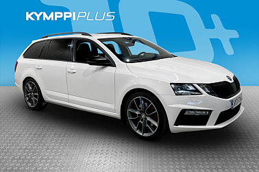 Skoda Octavia Combi 2,0 TDI 184 4x4 RS BusinessLine DSG Autom. ** Webasto / Koukku / Adapt.vak / Kessy / P-Kamera / Navi / CarPlay ** - RAHOITUSKORKO tähän autoon vain 1,99% - ** Jakohihna vaihdettu / Kattavasti varusteltu / Suomi-auto / Hyvällä huoltohistorialla **