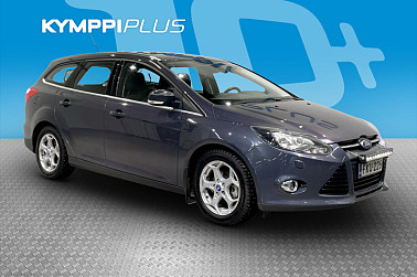 Ford Focus 1,0 EcoBoost 125 hv Start/Stop Titanium M6 Wagon ** Lohko+sisäpistoke / Huoltokirja / Lämmitettävä tuulilasi ** - Ford Focus Wagon on luotettava ja ajoltaan erinomainen perheauto. Taloudellinen, tilava ja turvallinen valinta arkeen ja pidemmillekin matkoi