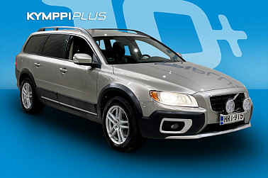 Volvo XC70 D5 AWD Momentum aut / Juuri huollettu / Nahkapenkit / Webasto / Vetokoukku - Turvallinen, varusteltu ja luotettava kumppani arkeen ja pidemmille matkoille.