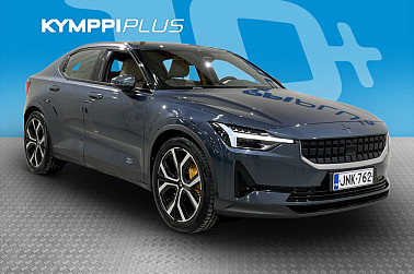 Polestar 2 Long Range Dual Motor Performance , 300kW, 78kWh - ** Bi-Led / Panoraamakatto / Vaaleat ilmastoidut Sport- nahkapenkit / Kamera / Harman Kardon- äänentoisto **