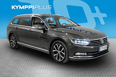 Volkswagen Passat Variant Highline 2,0 TDI Biturbo 176 kW (240 hv) 4MOTION DSG ** Webasto / Vetokoukku / Sähköluukku / LED / ACC / Kamera ** - Tehokas Passat hienoilla varusteilla ja hyvällä historialla!