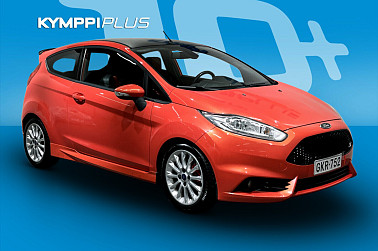Ford Fiesta 1,6 EcoBoost 182 hv ST Mountune M6 3-ovinen ** Suomiauto / Recaro / Lohko ja sisäp. ** - Ford Fiesta ST – urheilullinen, huollettu Suomi-auto Recaro-istuimilla ja Performance Packilla!