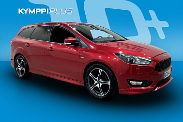 Ford Focus 1,0 EcoBoost 125 hv Start/Stop A6 ST-Line Wagon ** Webasto / Suomi-auto / 2 omistajaa / Lämpölasi - Sporttinen tyyli, fiksu teho – Ford Focus ST-Line tekee arjesta ajamisen juhlaa!