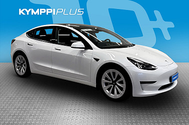 Tesla Model 3 Long Range * Vetokoukku / Matrix-LED / Lämpöpumppu / SoH 90,8% * - ACC / Navi / Lasikatto / 2 x renkaat