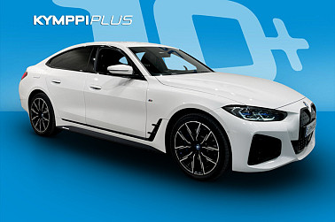 BMW i4 eDrive40 M Sport ** Laser-valot / HUD / ACC / Koukku / Hifi / 360 kamera - Upea ja urheilullinen BMW i4 eDrive40 M Sport loistaa varustelullaan – iso akku, nopea lataus, 360-kamera, nahka/alcantara ja laser-ajovalot!