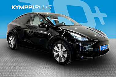 Tesla Model Y RWD **Matrix LED / LFP -akku / AMD Ryzen / 2x renkaat ja vanteet / Koukku** - RAHOITUSKORKO tähän autoon vain 3,89% - Vaalea sisusta / Lasikatto / Lämpöpumppu