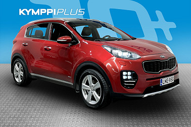 Kia Sportage 1,6 T-GDI AWD GT-Line DCT **Navi, Koukku, Kamera, Ilmastoidut penkit** - GT-Line-varustelu + talvi- ja kesäajoon sopiva AWD – ajoa ilman kompromisseja!
