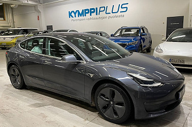 Tesla Model 3 Long-Range Dual Motor AWD ** 2 x renkaat vantein / ACC / Lasikatto / Premium Audio ** - Pitkä toimintamatka ja Teslan huippuvarusteet tekevät siitä erinomaisen valinnan arkeen ja matkoille