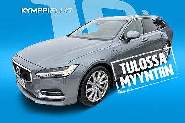 Volvo V90 T8 AWD Momentum aut. ** Lasikatto / Bliss / Adapt.Cruise / 360 kamera / Kessy / LED-ajovalot - Tyylikkyyttä, voimaa ja vastuullisuutta!