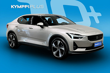 Polestar 2 Long Range Dual Motor, 300kW, 78kWh ** Adapt.vakkari / Keyless / 360-kamera / HarmanKardon / Lasikatto ** - Tehokas ja tyylikäs Polestar 2 nelivetona Pilot Lite- ja Plus-paketeilla!