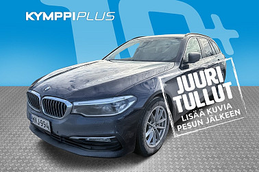 BMW 530 G31 Touring 530d A xDrive Business Sport / Comfort penkit / Acc / Webasto / Yönäkö / Hud / Koukku / Ilmastoidut penkit - Adaptiiviset ledit / 360Kamera / Hifit / Muistipenkit / Proffanavi / Parkkeeraus avaimella / Blis / Ratinlämmitin