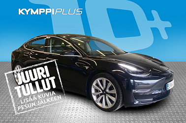 Tesla Model 3 Long-Range Dual Motor AWD ** LED / P.kamera / Kaistavahti / ACC  / Blis / Navi / Lasikatto / 2x renkaat vanteilla - RAHOITUSKORKO tähän autoon vain 3,89% - Suomi-auto / 2x kaapelit / Soh 83,9 %