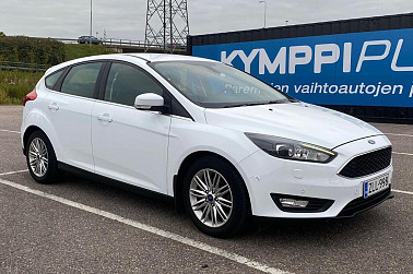 Ford Focus 1,0 EcoBoost 125 hv Start/Stop A6 Edition 5-ovinen ** 2-om. Suomiauto / Juuri huollettu ja vaihdettu hihna ** - Vaihda luotettavaan Suomi-autoon! Hyvin huollettu, talvirenkaat nastat ja erinomaiset varusteet.