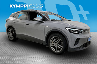 Volkswagen ID.4 Pro Performance 150 kW, akku 77 kWh **Sporttipenkit / 2x renkaat ja vanteet / ACC / Kamera / LED** - **Sähkösäätöiset istuimet muistilla / Lämpöpumppu / Keyless / Akuston esilämmitys / Navi**