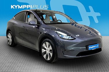 Tesla Model Y Long Range - **Lasikatto / ACC / Vetokoukku / LED-ajovalot / Navigointi / Nahat / 2x renkaat vanteilla**