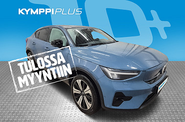 Volvo C40 Recharge Single Ultimate aut ** 1 omistaja / 2 x renkaat / ACC / LED / Lasikatto / 360 Kamera ** - Tehokas, hyvin varusteltu ja lämmin talviauto pitkällä toimintamatkalla.