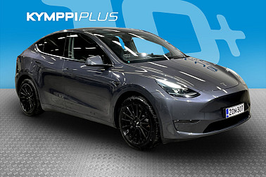 Tesla Model Y Long Range **Lämpöpumppu / Premium Audio / 2x renkaat vanteilla ** - Tesla Model Y LR 2021 – pitkä toimintamatka, luksus, turvallisuus ja huipputeknologia.