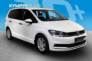 Volkswagen Touran Trendline 1,4 TSI 110 kW (150 hv) DSG-automaatti ** Koukku / Cruise / Merkkiliikkeen huoltokirja ** - Tyylikäs ja tilava VW Touran Trendline! 150 hv TSI, DSG-automaatti ja 7 paikkaa – täydellinen perheelle, arkeen ja matkoille.