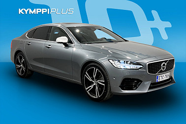 Volvo S90 T8 AWD R-Design Plus aut ** Adpap.vakkari / B&W / HUD / Nahat / Navi / Sähköluukku - Huippuvarusteltu, tyylikäs ja turvallinen – tämä ladattava R-Design-hybridi on enemmän kuin auto, se on ajonautinto!