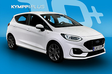 Ford Fiesta 1.0 EcoBoost Hybrid (mHEV) 125hv A7 DCT ST-Line X 5-ovinen ** Digimittaristo / Peruutuskamera / LED-matriisiajovalot ** - Sporttinen, taloudellinen ja täynnä varusteita – Ford Fiesta ST-Line X hurmaa heti!