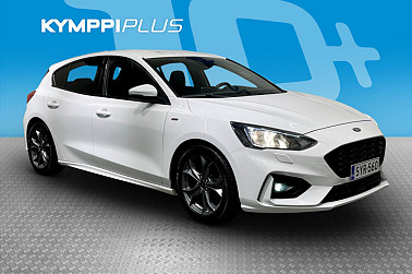 Ford Focus 1,5 EcoBoost 150hv M6 ST-Line 5-ovinen ** Suomiauto / Lohko ja sisäp. / Navi ** - Säännöllisesti huollettu ja upeasti varusteltu Suomi Focus! Jakopää ketjulla ja 09/2025 huollettu!