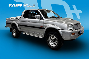 Mitsubishi L200 Club Cab 2,5 TD-IC 4WD * Vetokoukku / Auomaatti-ilmastointi / Alennusvaihteet * - Jahtikauteen valmis – vetokoukulla ja kahdella rengassarjalla varustettu luottoauto vie sinut maastoon ja takaisin!