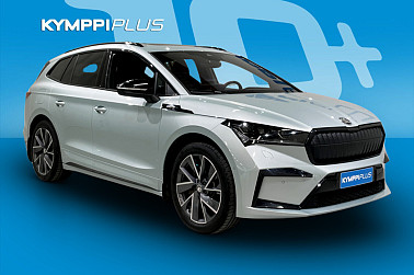 Skoda Enyaq 80x 4x4 SportLine iV ** Matrix / Lämpöpumppu / ACC / Kamera / Vetokoukku - Tehoa, mukavuutta ja tyylikkyyttä sähköllä!