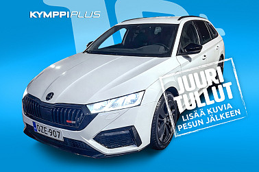 Skoda Octavia Combi 1.4 TSI PHEV RS iV DSG Autom. ** Matrix-Beam / ACC / Navi / Lämpöratti ** - Suomi-auto /  Akkutakuu voimassa /  Kahdet renkaat vanteilla / AppleCarPlay / Kamera / Sähköluukku / Kessy
