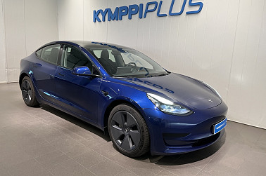 Tesla Model 3 Standard Range Plus ** Pienet kilometrit, Lämpöpumppu, Takuu voimassa ** - Huippuvarusteltu sähköauto: nahkasisusta, lasikatto, lämpöpumppu, adaptiivinen vakkari!