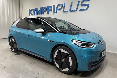Volkswagen ID.3 1ST Max 150 kW, akku 58 kWh **Matrix LED / Kamera / Lasikatto / ACC / HUD** - Nyt tullut myyntiin suosittu sähköauto poikkeuksellisen kovalla varustelulla!