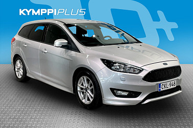 Ford Focus 1,0 EcoBoost 125 hv ST-Line Wagon ** P. tutka /  Vakkari / Urheiluistuimet / Suomi-auto ** - Rahoituskorko 3,39% - Sporttinen ST-malli, joka tarjoaa ajamisen iloa ja näyttävää olemusta.