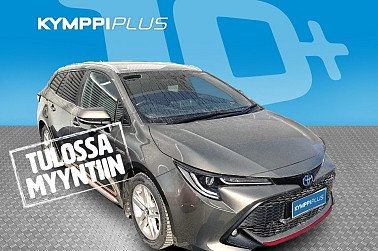 Toyota Corolla Touring Sports 1,8 Hybrid Active ** Moottorinlämmitin ja sisäpistoke / Relax / ACC / Bi-LED / Kessy - Sähkötoiminen takaluukku handsfree toiminnolla / Suomiauto / 2x renkaat vanteineen