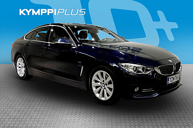 BMW 418 F36 Gran Coupe 418d A Business Luxury ** Xenon / Nahkaverhoilu / Urheiluistuimet / Tutkat / Sähk. takaluukku ** - Tyylikäs BMW 418d Gran Coupé Business Luxury! Nahkasisusta, urheiluistuimet, Bi-Xenonit, lämmitettävä ratti, tutkat sekä kahdet renkaat – nau